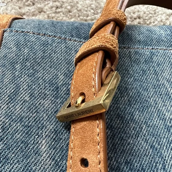 SOLD❌Saint Laurent denim solferino bag - Picture 7 of 8